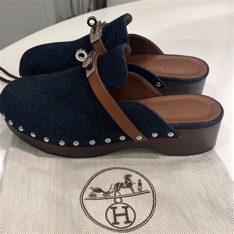 hermes denim boots.